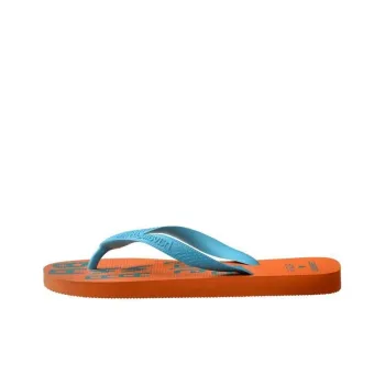 FARM RIO x Havaianas Abrasion Resistant Slip Resistant Flip Flops Women's Orange Blue