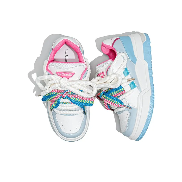 La Chapelle Height Increasing Low-Top Skateboard Shoes Women's-4