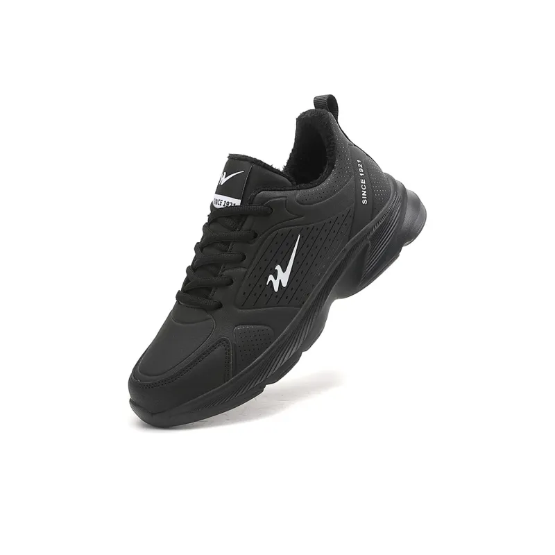 Binary Slip Resistant, Abrasion Resistant, Thermal Low Top Running Shoes Women's Black-2