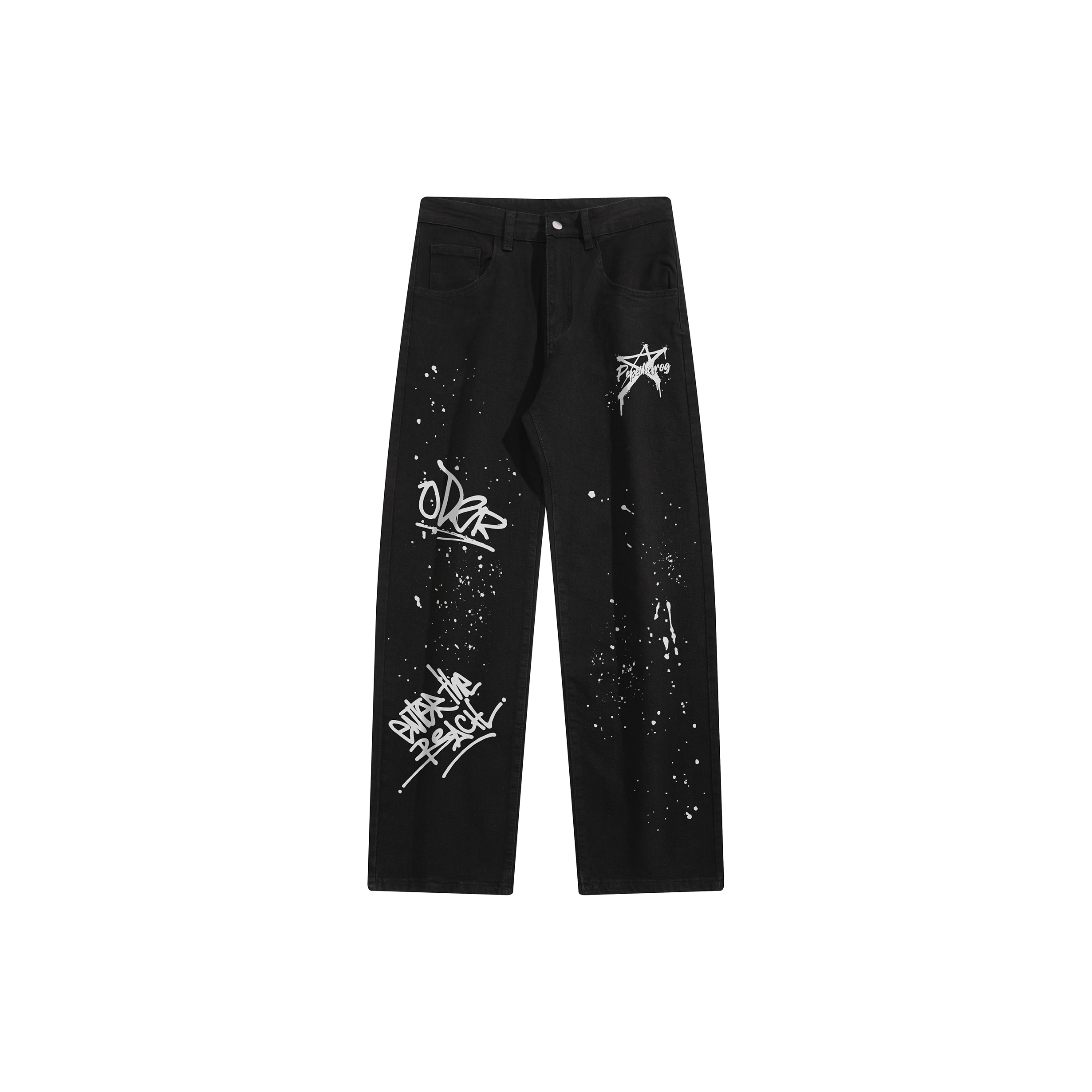 Pepe The Frog Jeans Unisex Light Blue L - POIZON