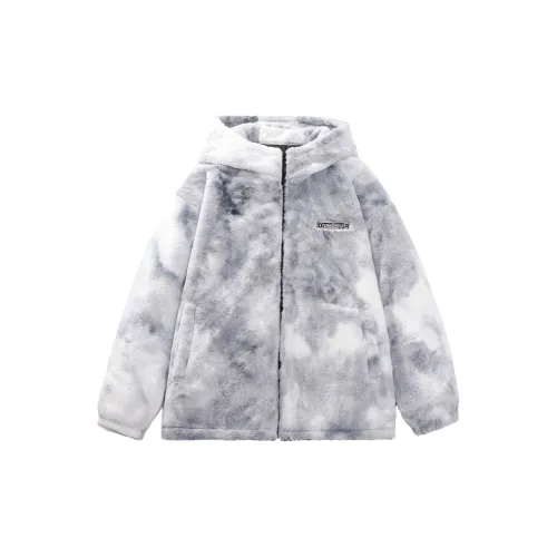 OASISVR Puffer Jackets Unisex Light Gray