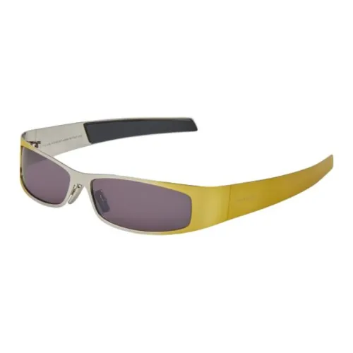 GIVENCHY Metal Rectangular Sunglasses Women's Yellow