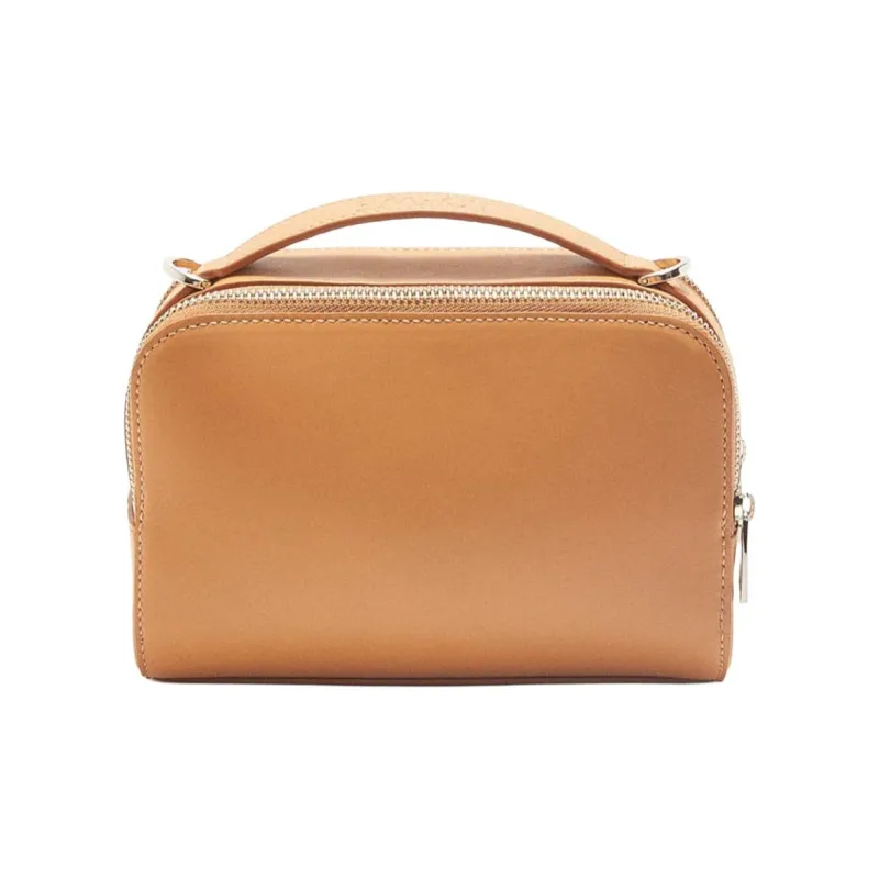 LOEWE Satin Cow Leather Camera Bag Handbag Shoulder Bag Crossbody Bag Mini Men's Warm Sand Yellow-2