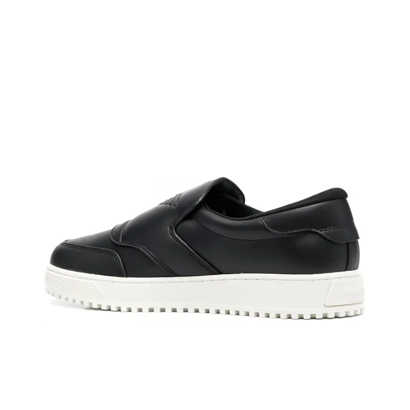 EMPORIO ARMANI Embossed-logo Slip-on Sneakers-3