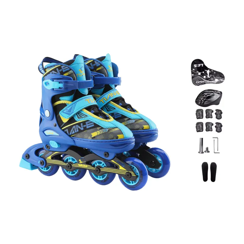 SOFT Inline Skates Alloy Knife Rack Casual Skating Shoes For Beginners Roller Skates Unisex Size Adjustable-4