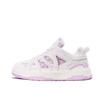 Same Way Out Of The Plug Cushioning Height Increasing Breathable Low-Top Skateboard Shoes Unisex Lilac Pink