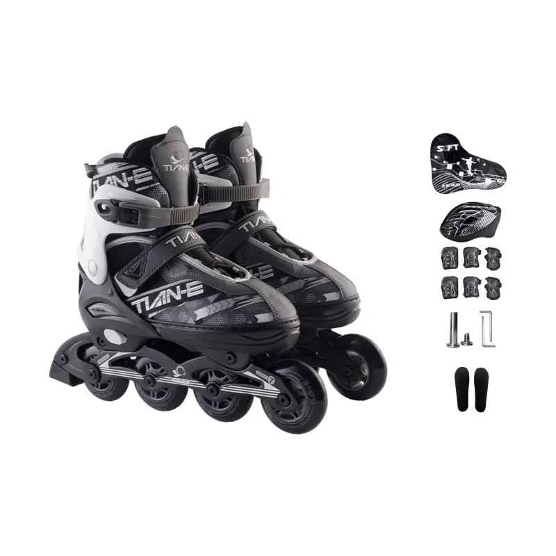SOFT Inline Skates Alloy Knife Rack Casual Skating Shoes For Beginners Roller Skates Unisex Size Adjustable-2