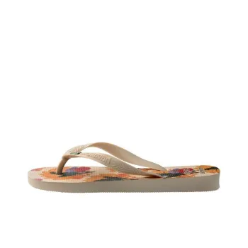 FARM RIO x Havaianas Slip Resistant Abrasion Resistant Flip Flops Women's Beige Orange