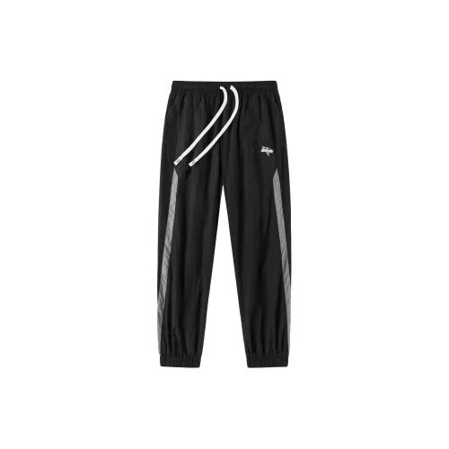 VEIDOORN Casual Pants Unisex Jet Night Black