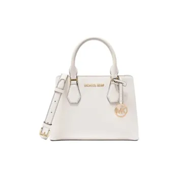 MICHAEL KORS Camille Leather Tote Bag Shopping Bag Killer Bag Handbag Crossbody Bag Small Size Women's Milk White