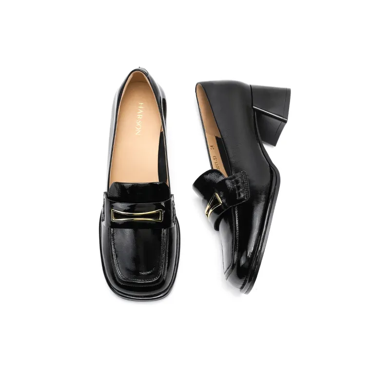 HARSON Loafers Women's White/Black-2