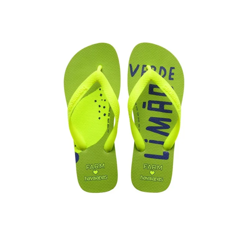 FARM RIO x Havaianas Flip Flops Women's Green-3