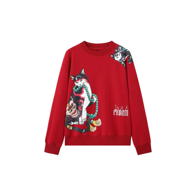 PHORM Sweatshirt Women's Dark Red-0