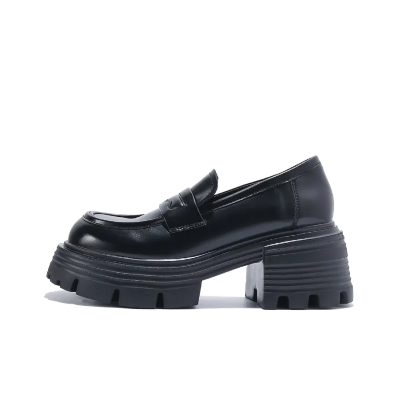 Junjali Loafers Women's Black/Beige-3