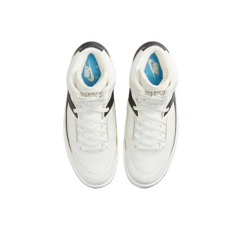 Jordan 2 Retro Sail Black Women's-2