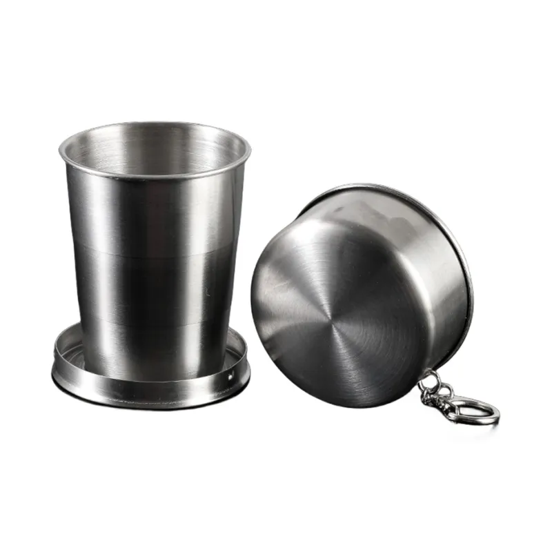 NUCKILY Outdoor Water Equipment Water Container 75ml 250ml 304 Stainless Steel-6