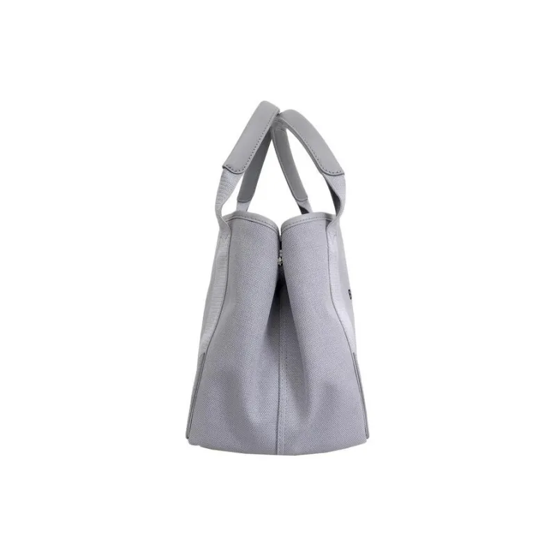 Balenciaga Canvas Canvas Bag Tote Bag Shopping Bag Handbag Small Size Women's Gray-2