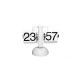 24 Hours Bold Text All White