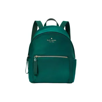 Kate Spade Recycled Nylon Backpack Unisex Dark Jade