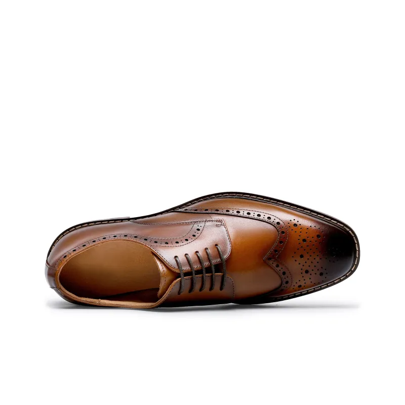 Dolcara Dress Shoes Men's Brown-2