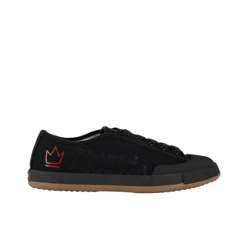 Vivienne Westwood Low Top Skateboard Shoes Women's Black-1