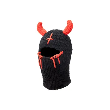 BAIJUAN Acrylic Quirky Knitted Hat Unisex