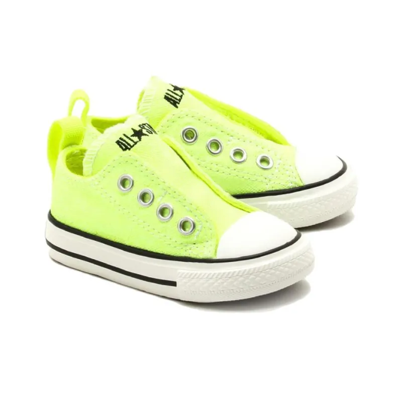 Converse All Star Slip Resistant Low Top Skateboard Shoes Women's Yellow-2