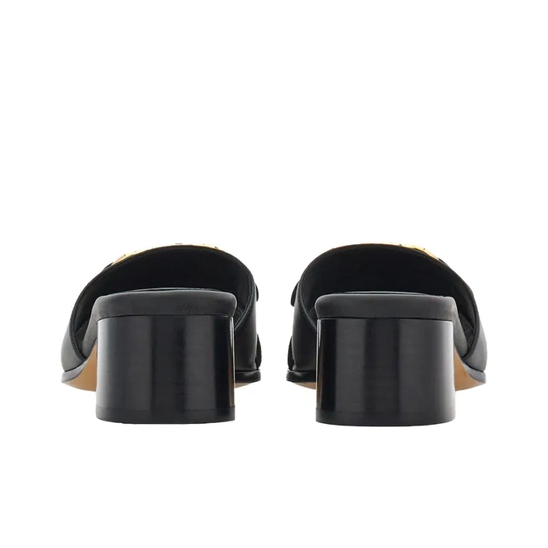 FERRAGAMO Gancini Leather Mules-4