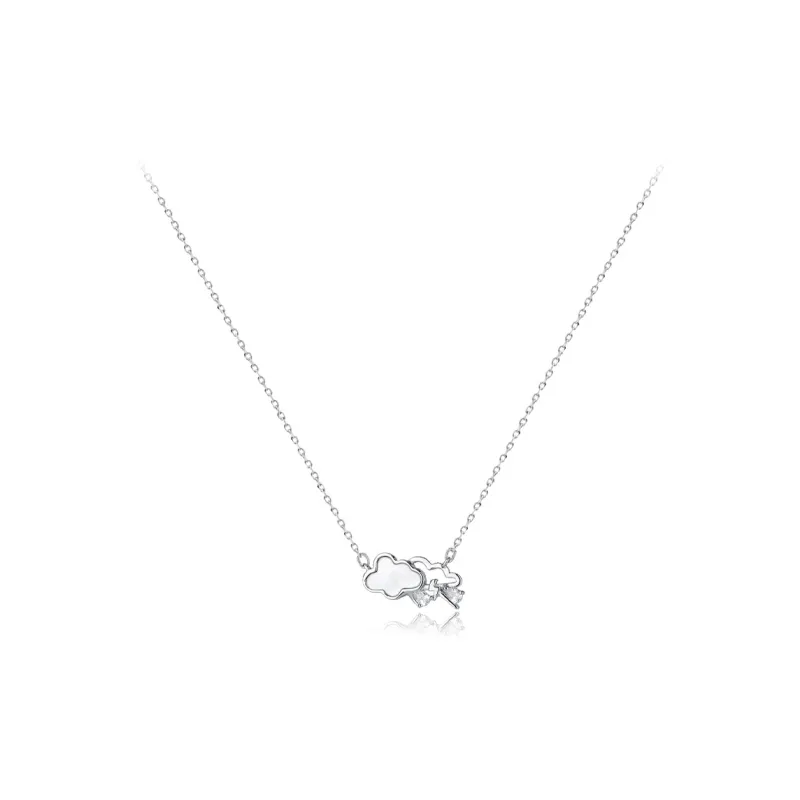 Kelanxi Sterling Silver Necklaces Women's-0