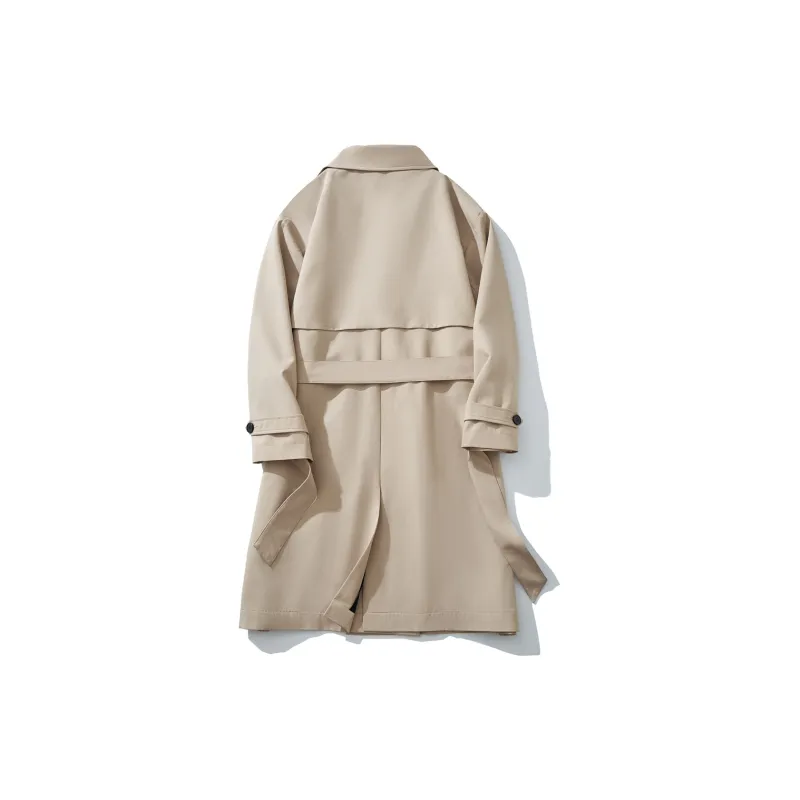 LOOX! Trench Coats Unisex-5