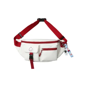 Deli Bear Nylon Sling Bag Regular Unisex White Red/White Blue/Black