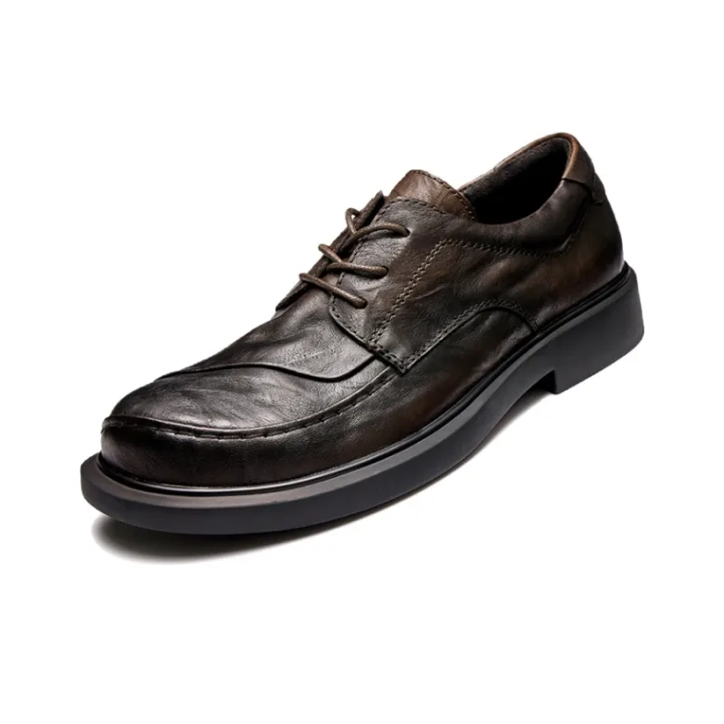 Brounvanm Men's Casual Shoes Men Low Top Coffee-1