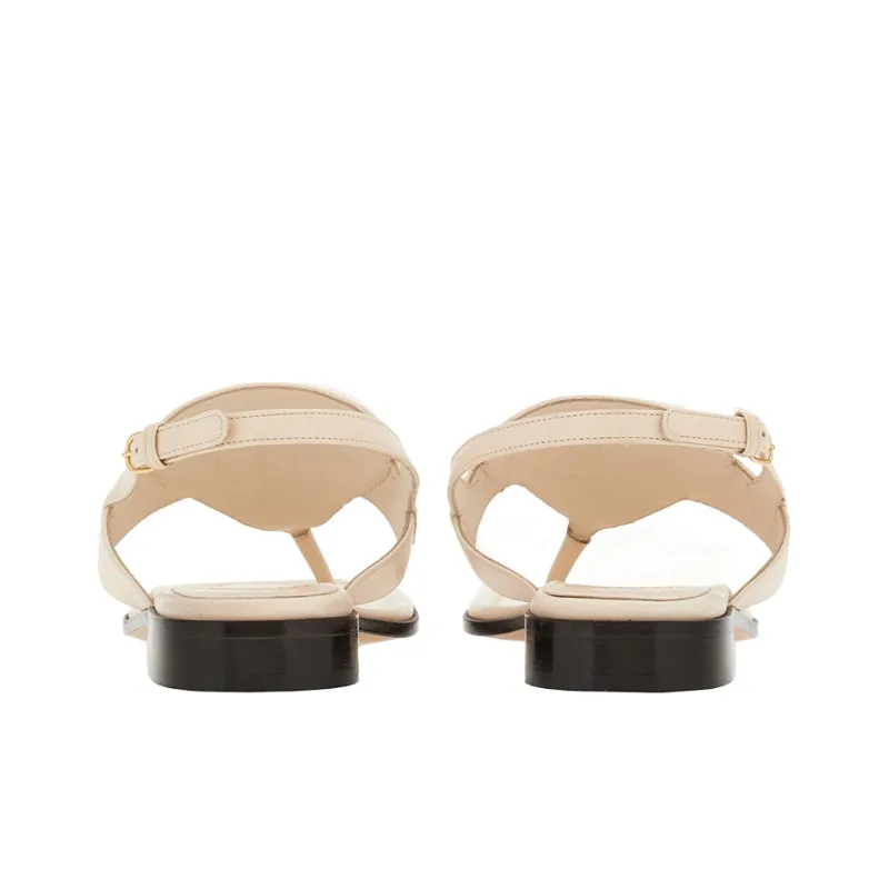 FERRAGAMO Gancini-buckle Leather Sandals-3