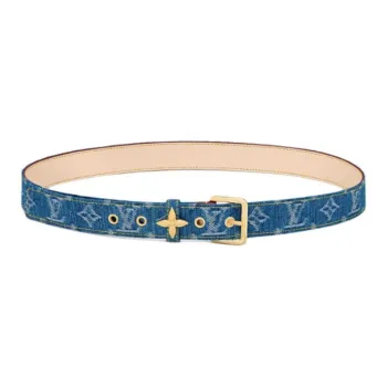 LOUIS VUITTON Lv Flowergram Ardillon 30mm Belt