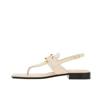 FERRAGAMO Gancini-buckle Leather Sandals