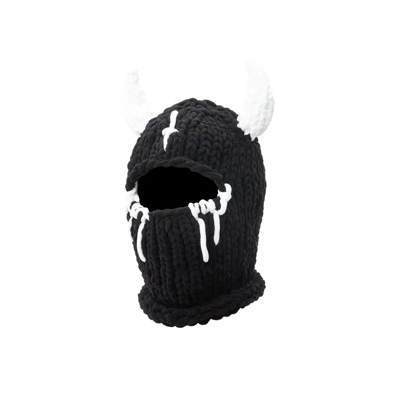 BAIJUAN Acrylic Quirky Knitted Hat Unisex-5