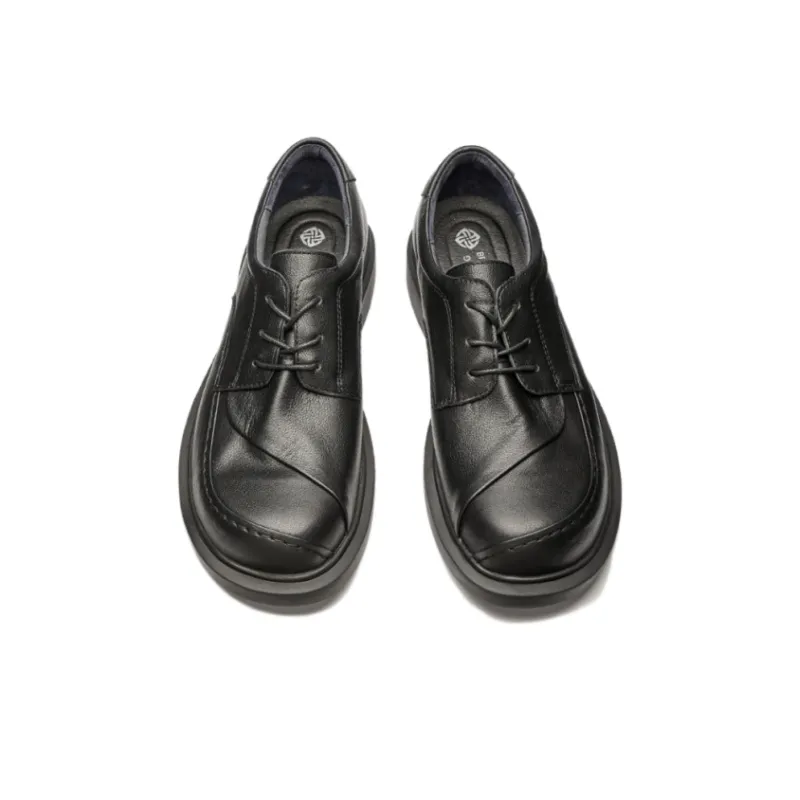 Brounvanm Men's Casual Shoes Men Low Top Coffee-9