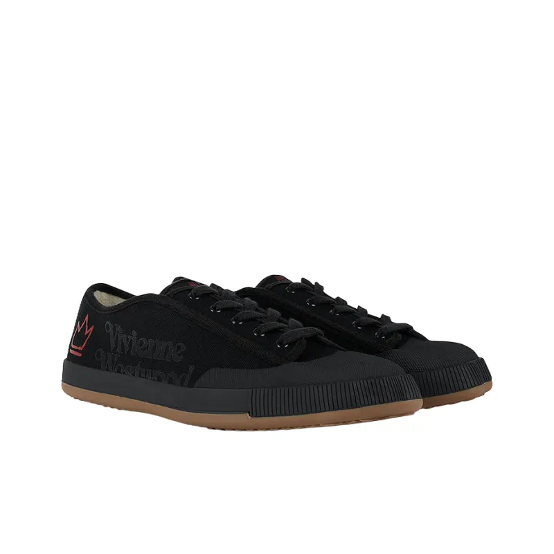 Vivienne Westwood Low Top Skateboard Shoes Women's Black-2