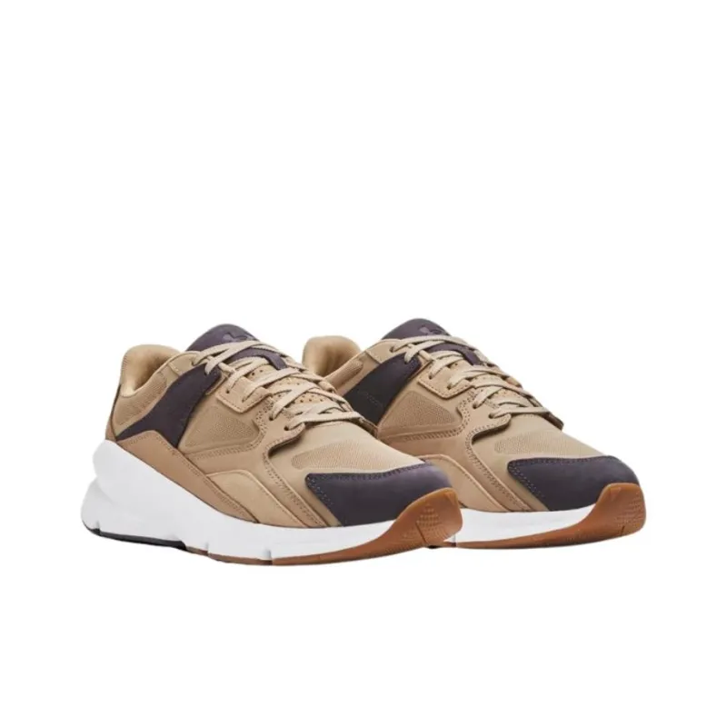Under Armour Wear Resistant Low Top Casual Shoes Unisex Brown-2