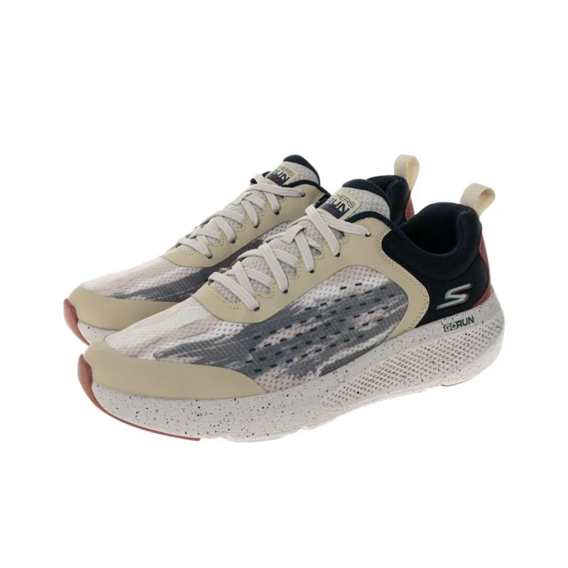 Skechers GO RUN Elevate Slip Resistant Low Top Casual Running Shoes Men's Yellow Gray-2