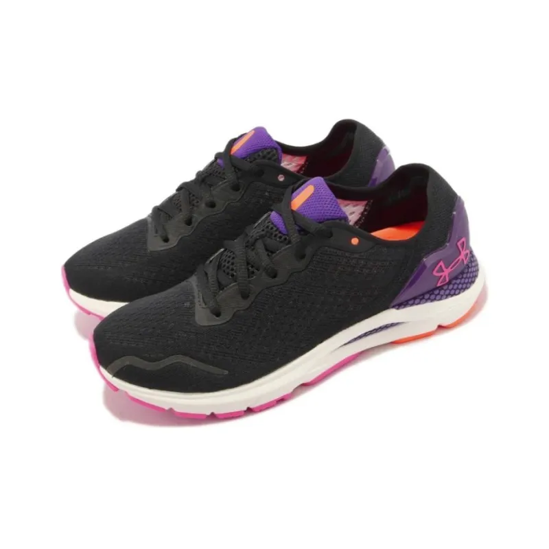 Under Armour Hovr Sonic 6 Slip Resistant Low Top Running Shoes Women's Black Purple-2