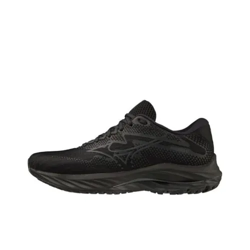 Wave Rider 27 Women's Mizuno Super Wide 'Black Ebony' Women's