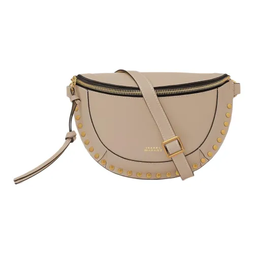 ISABEL MARANT Calfskin Fanny Pack Women's Taupe