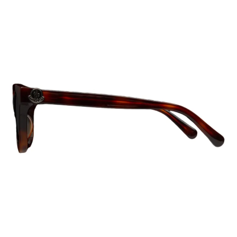 Moncler Acetate Zinc-Coated Metal Irregular Shape Sunglasses Women's Tortoiseshell-1