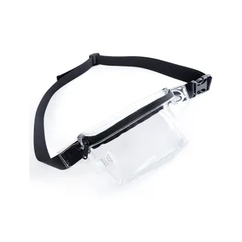 TINYAT PU Crossbody Bag Small Size Unisex Orange/Transparent/Transparent Black/Matte Black