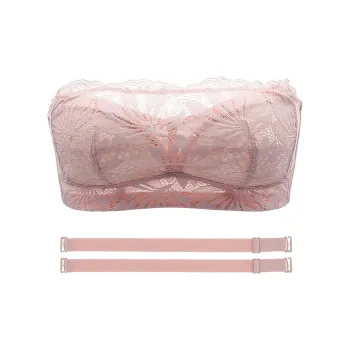 Flowers In Water Bra Women's Pink