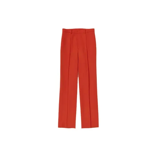 Auralee Suit Trousers Women's Red Orange