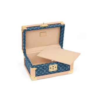 LOUIS VUITTON Coffret Trésor 24 Denim Bleu