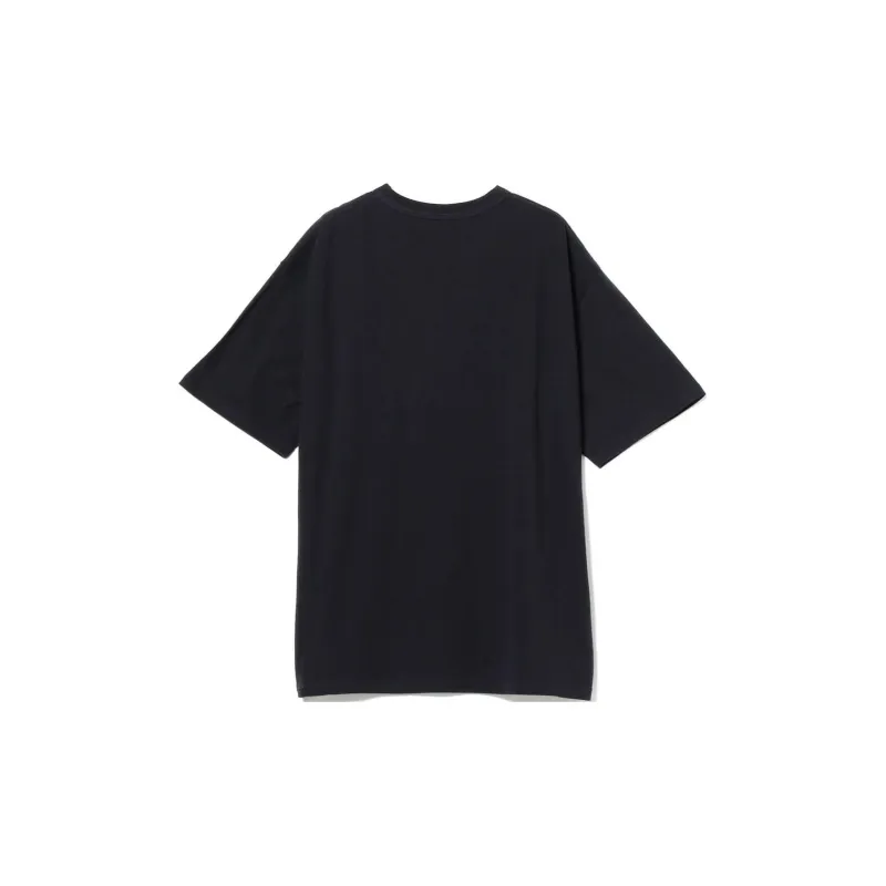 Beams Drop Shoulder Sleeve T Shirt Unisex Black-1