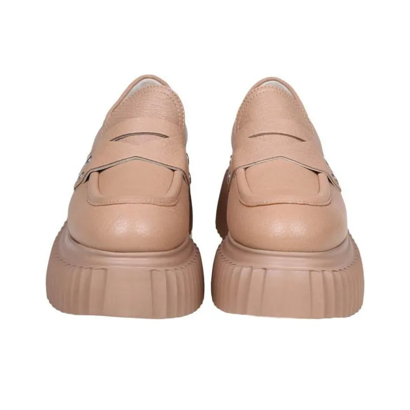 AGL Loafers Women's Coffee-3